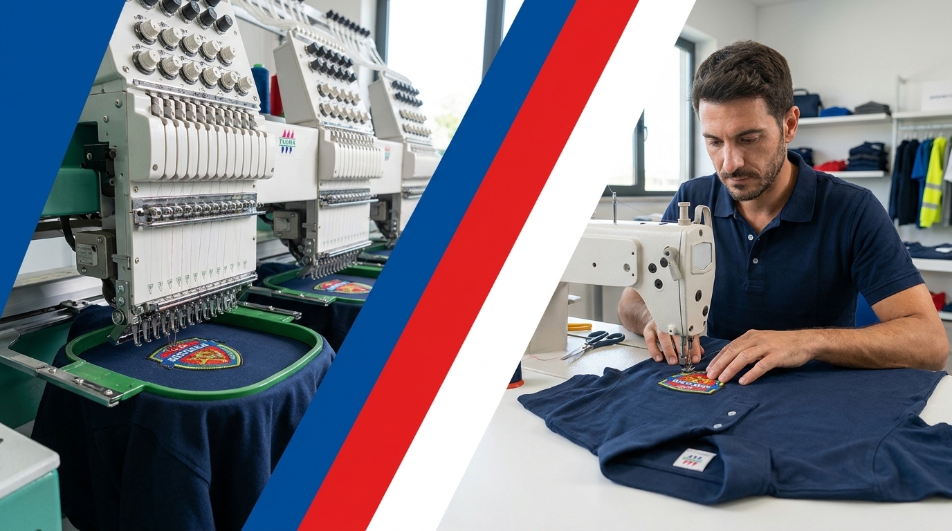 Tecniche a confronto: Ricamo Diretto vs Patch Applicate