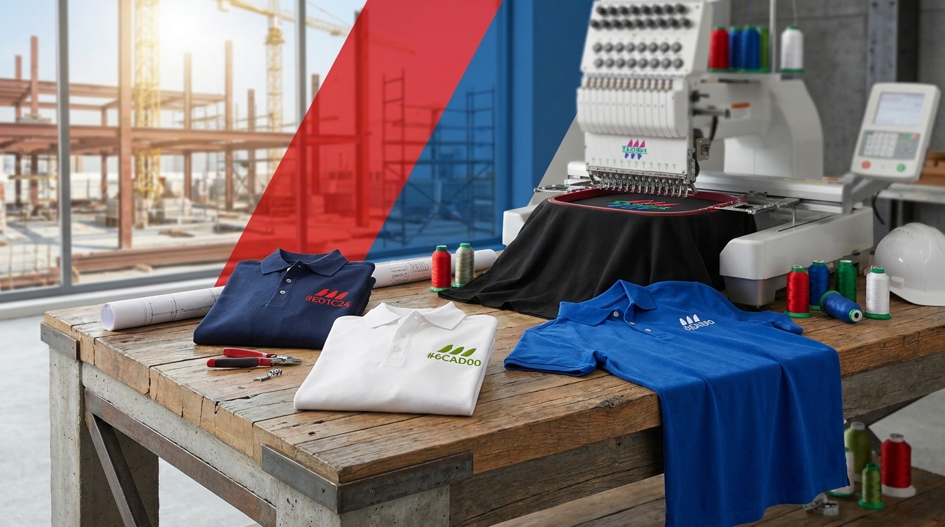 Abbigliamento da lavoro ricamato per il cantiere: guida completa per scegliere capi durevoli e professionali