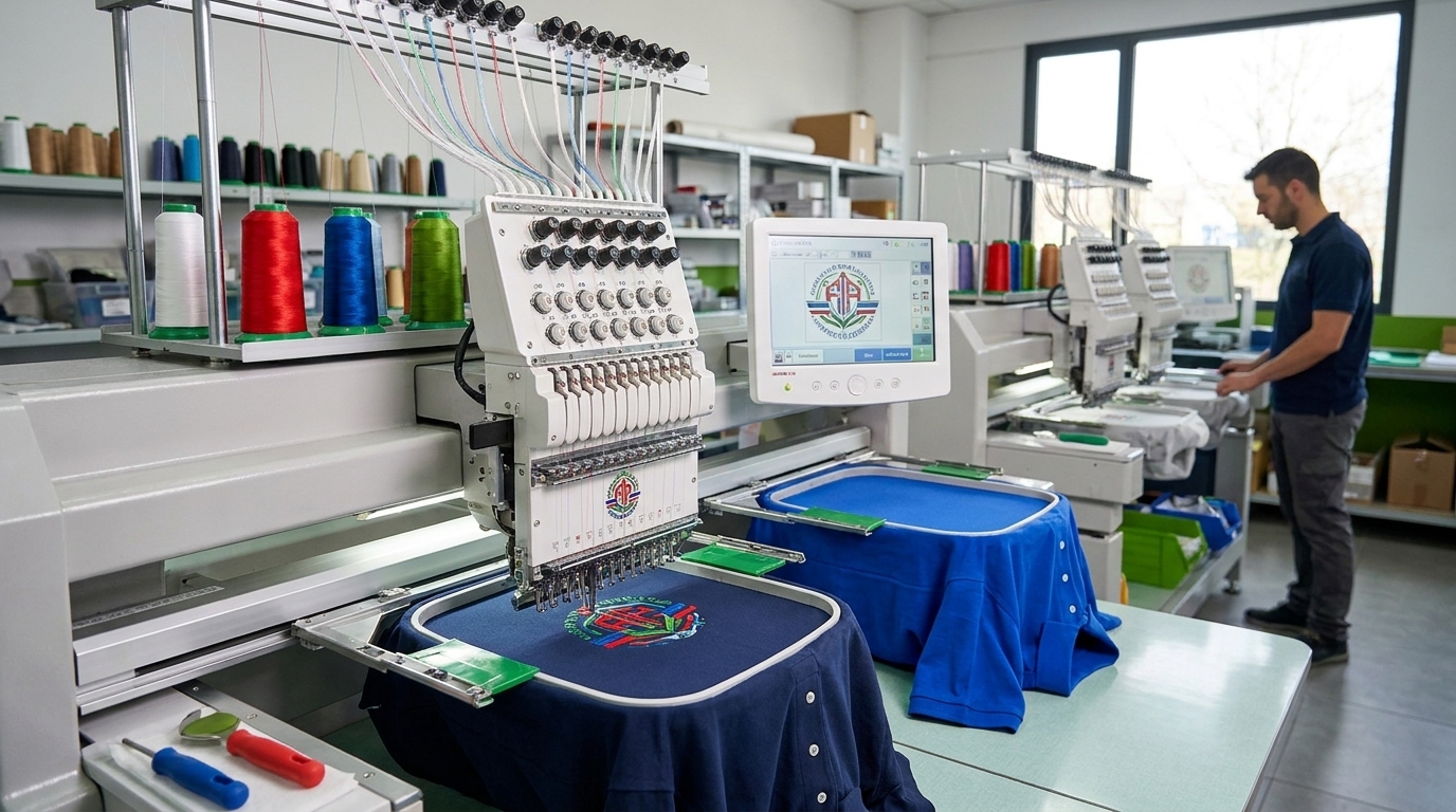 Come funziona il ricamo industriale: punciatura e lavorazione