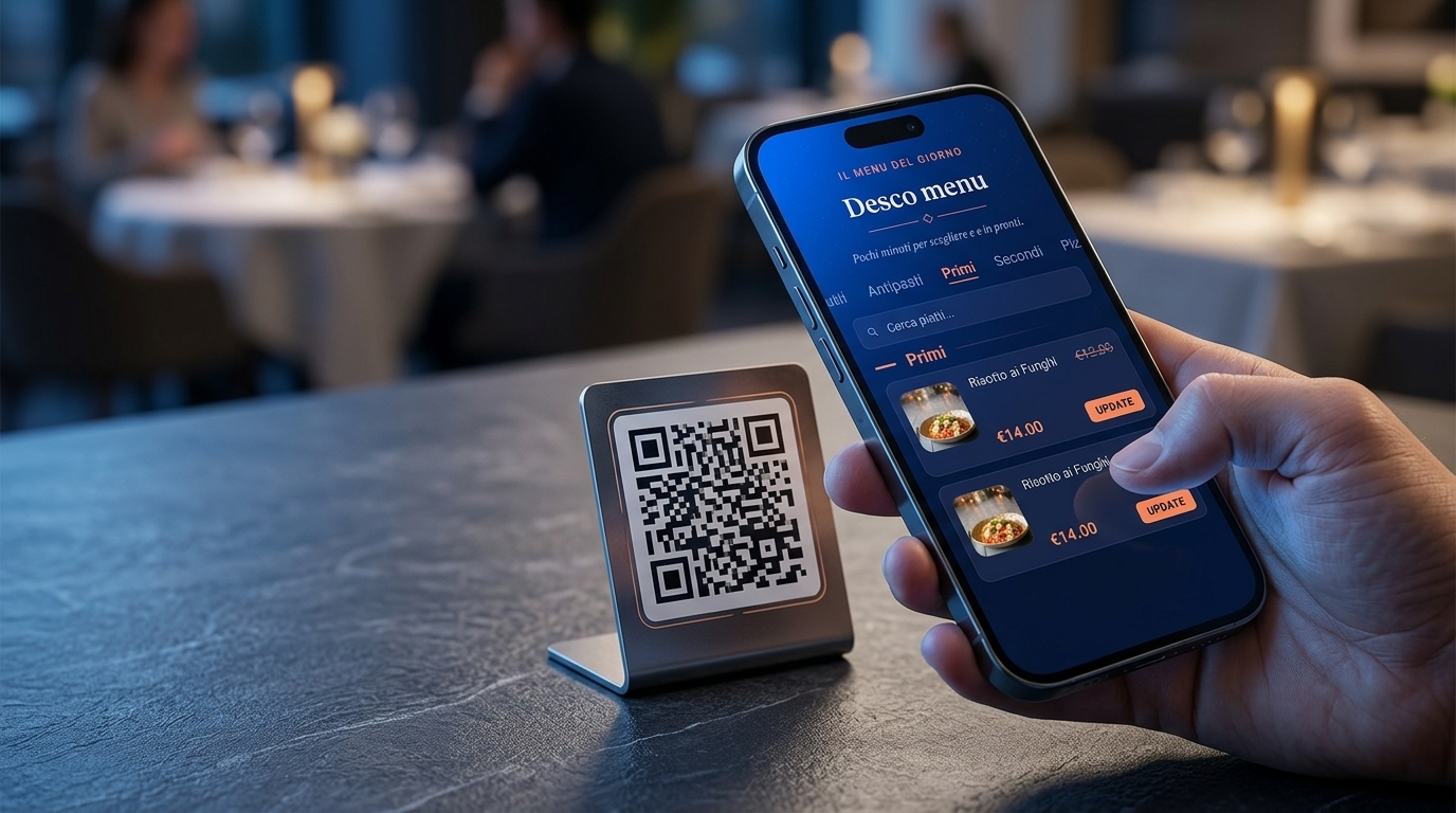 Come aggiornare prezzi e piatti del menu senza ristampare
