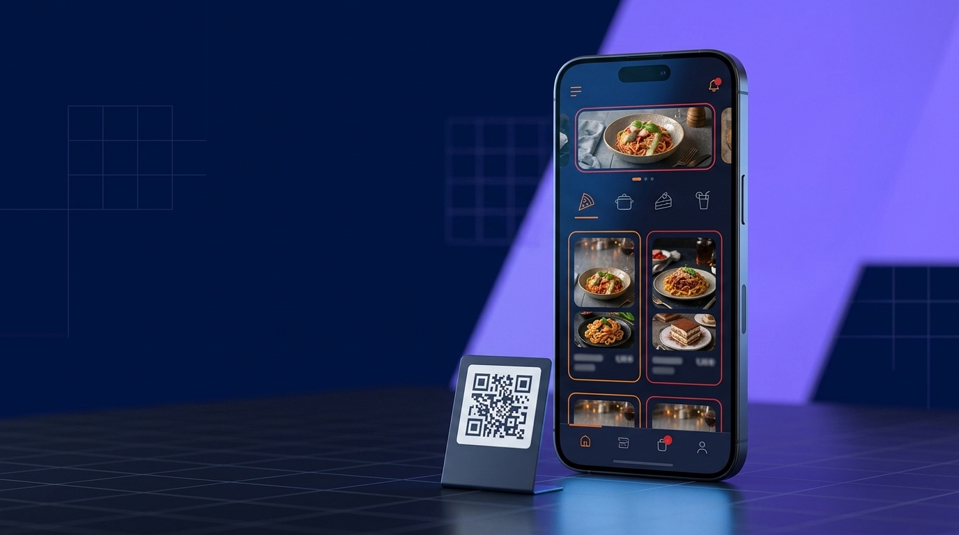 La soluzione: menu digitale con QR code