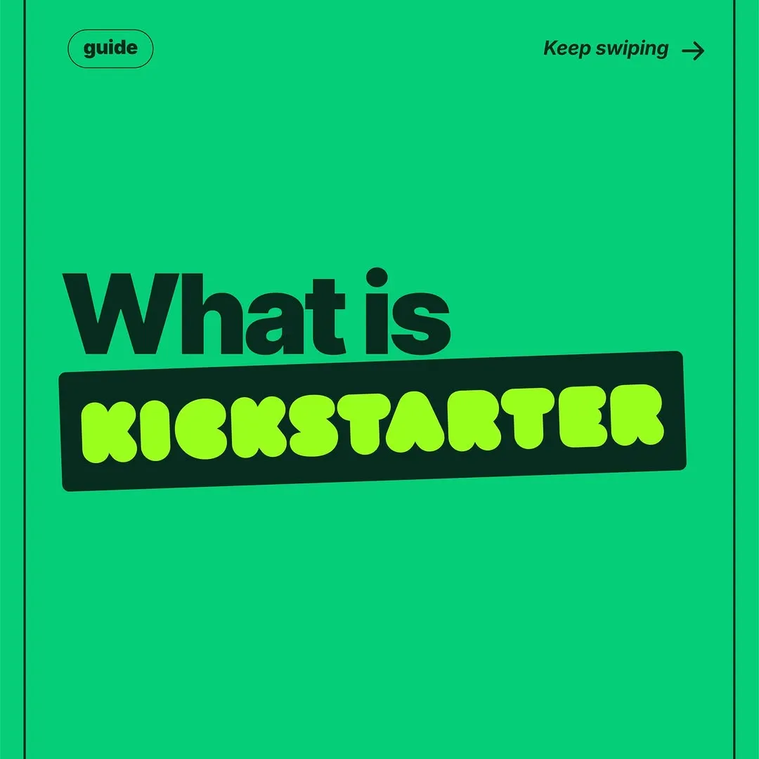 Allow us to reintroduce ourselves! 👋 Kickstarter is a crowdfunding platform and a Public Benefit Corporation, here to help you bring your creative ideas to life and discover new ones to support! ✨