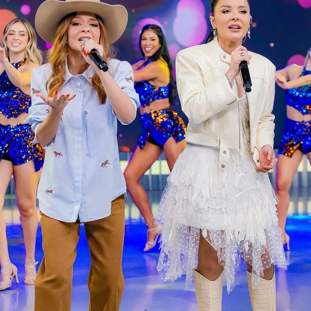 O amor entre Maiara & Maraisa é lindo demais 🥹❤️ #DomingoLegal #sbt #maiaraemaraisa