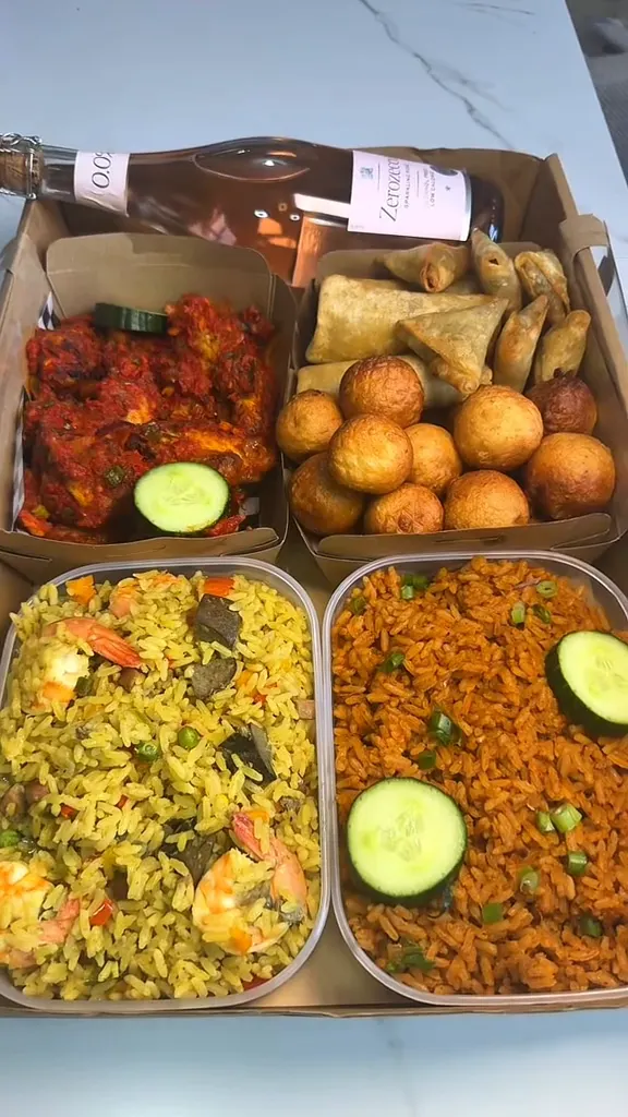 A taste of home, plated with love 🍲✨ #foodiesbywinnie_ #nigerianfooduk #tasteofhome #foodtray #platter