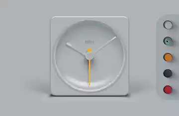 Braun Clock Colors. Illustrated in @figma, inspired by @mrblackstudio. https://t.co/epeIensw9N